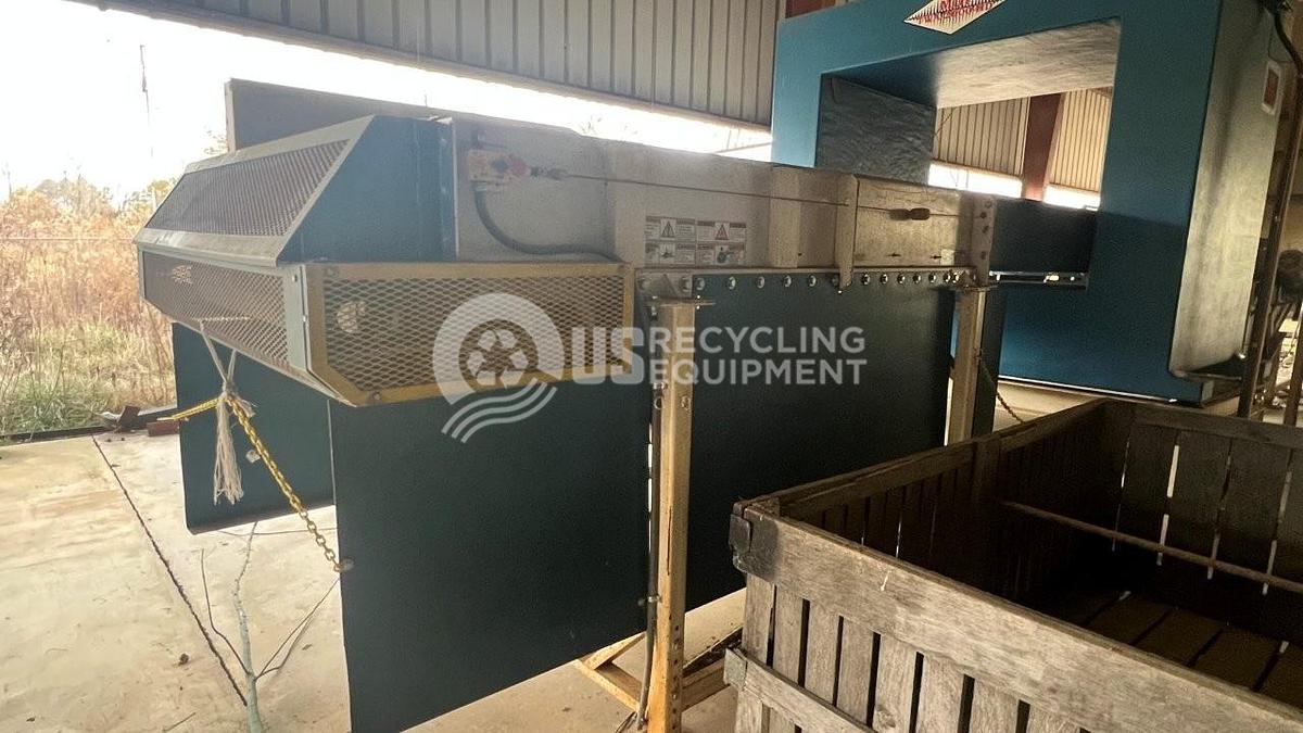 Refurbished 2007 Vecoplan RG-70 Film & Fiber Shredder with Conveyors