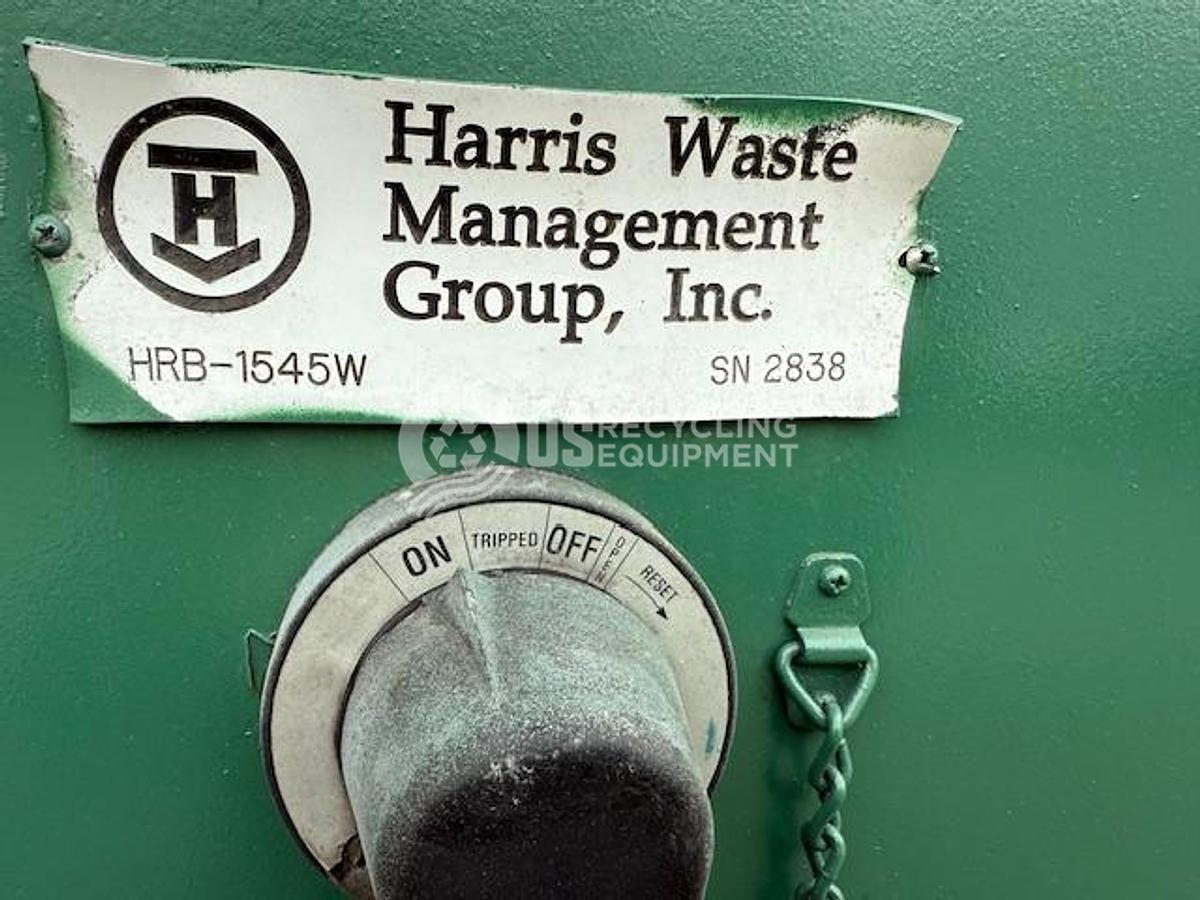 Refurbished 2003 Harris Waste Management HRB-1545W Horizontal
