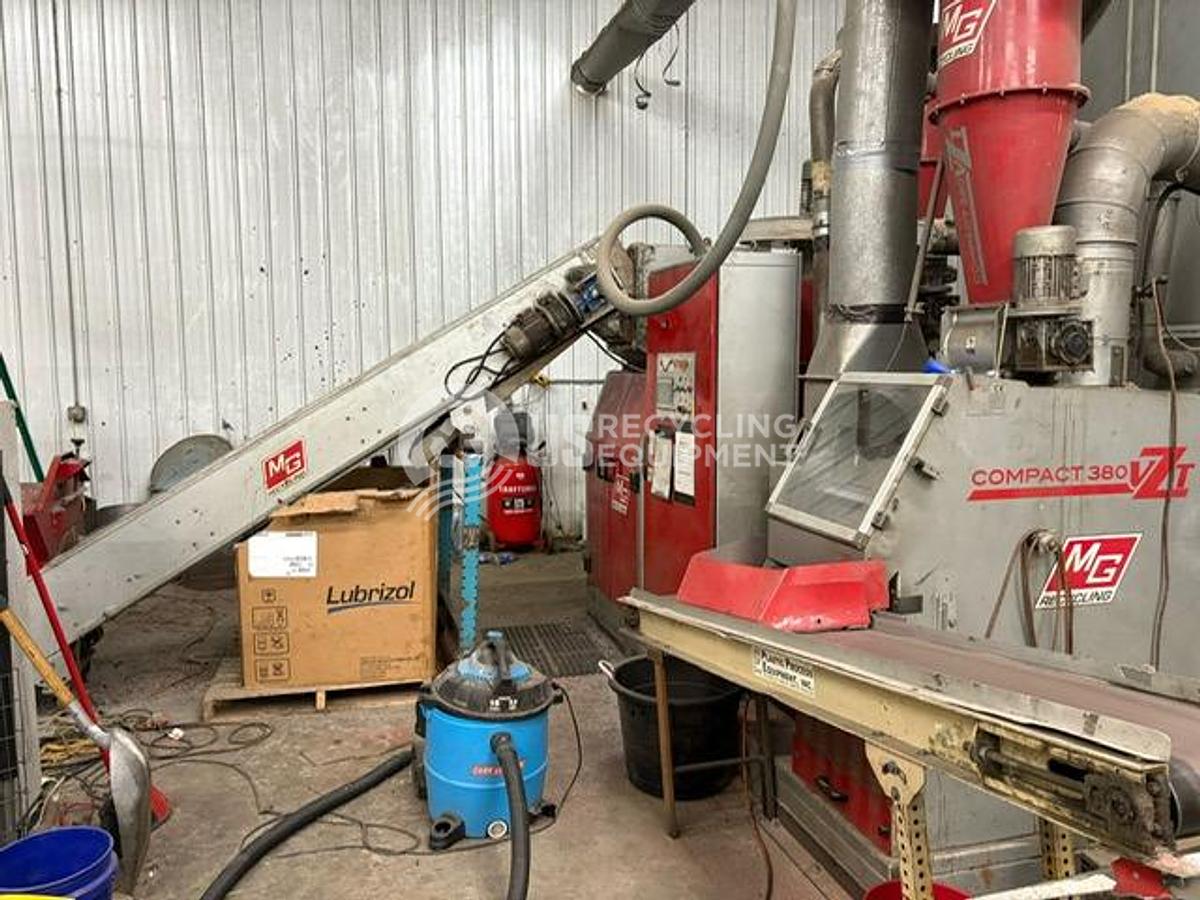 Used 2014 MG Recycling 380VZT Wire Granulation System