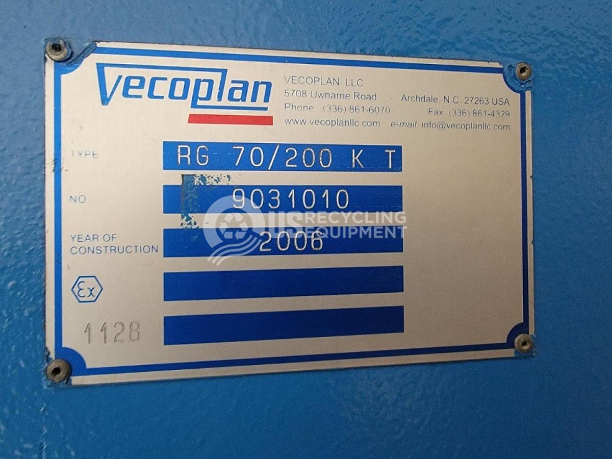 Used 2006 Vecoplan 70" Single Shaft Shredder