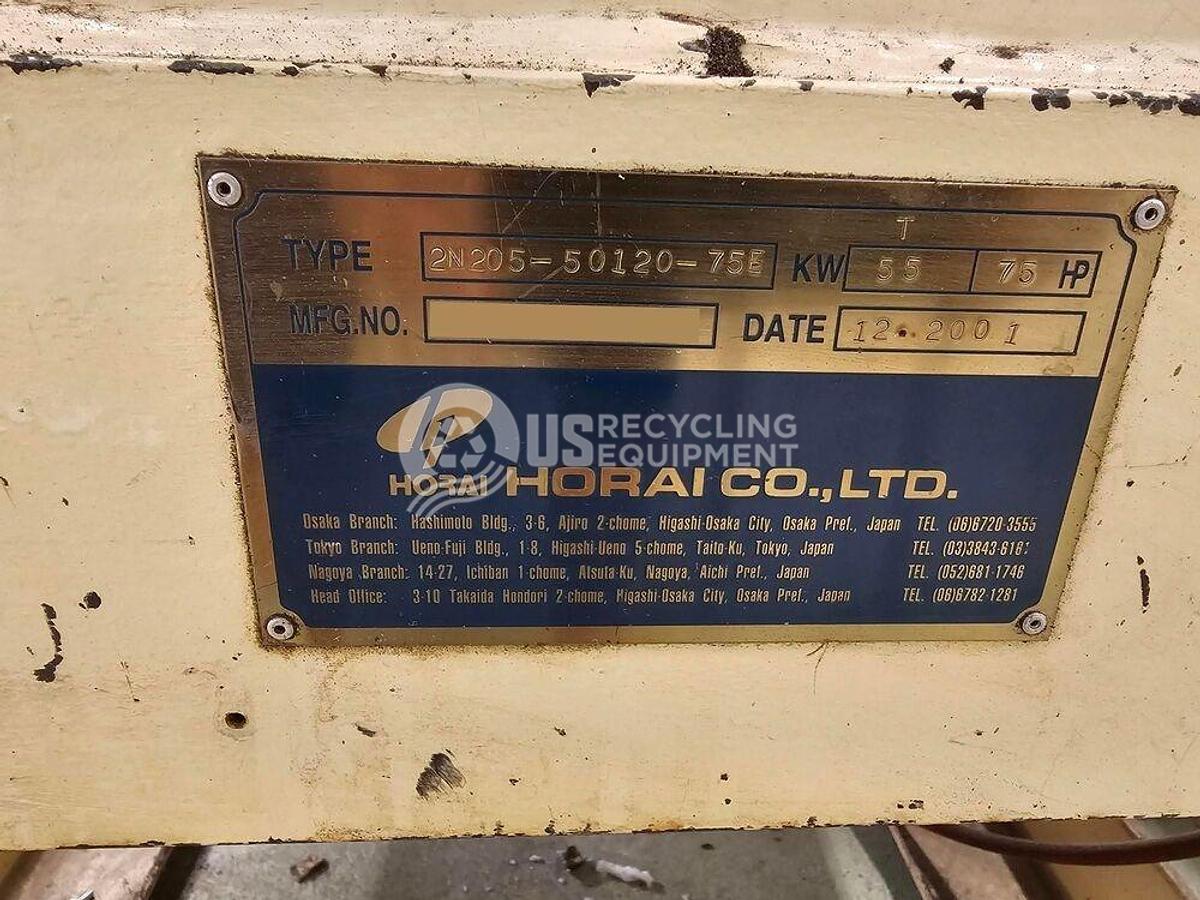 Used Horai 75HP Granulator