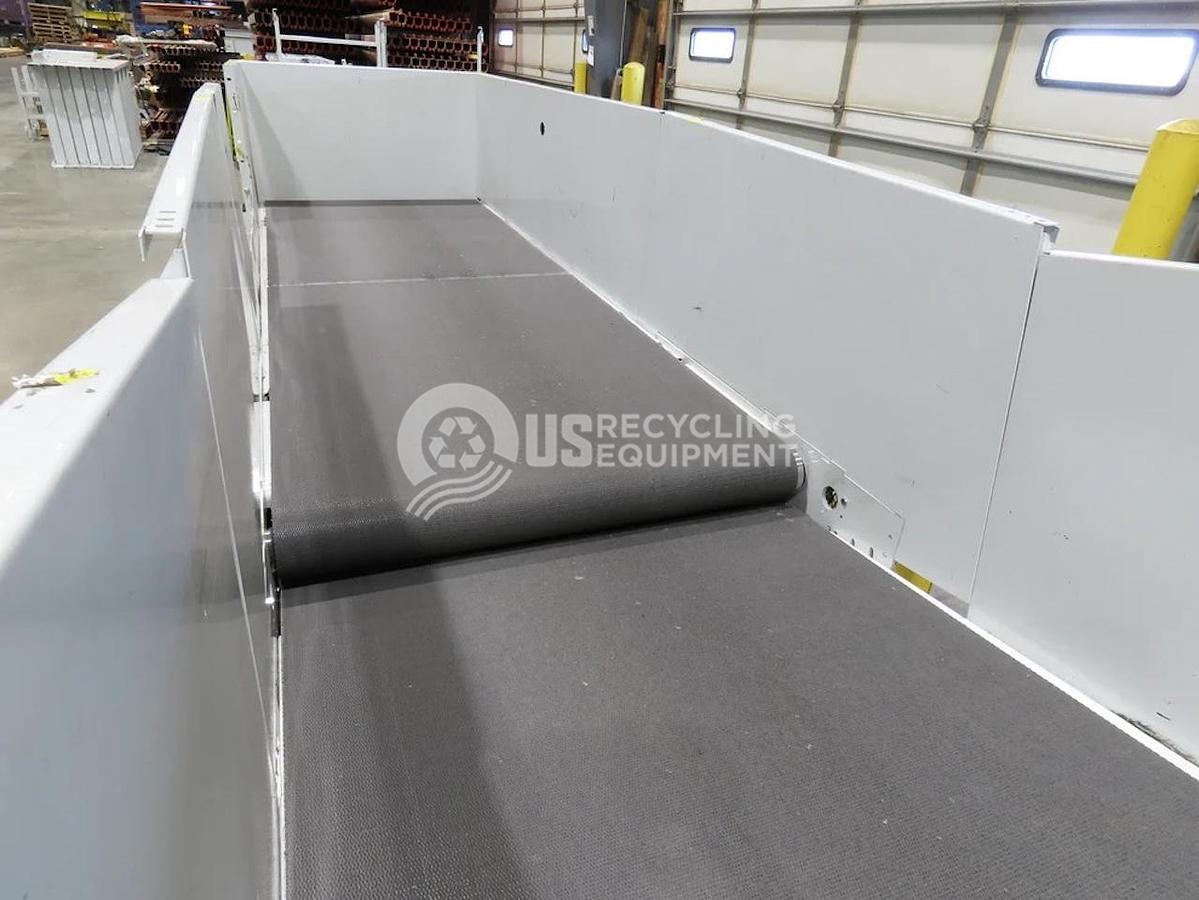 Used Hytrol 43 inch x 31 foot Inclined Conveyor