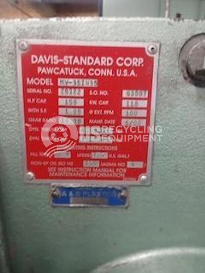 Used 2000 Davis Standard MV-35IN35 Single Screw Extruder