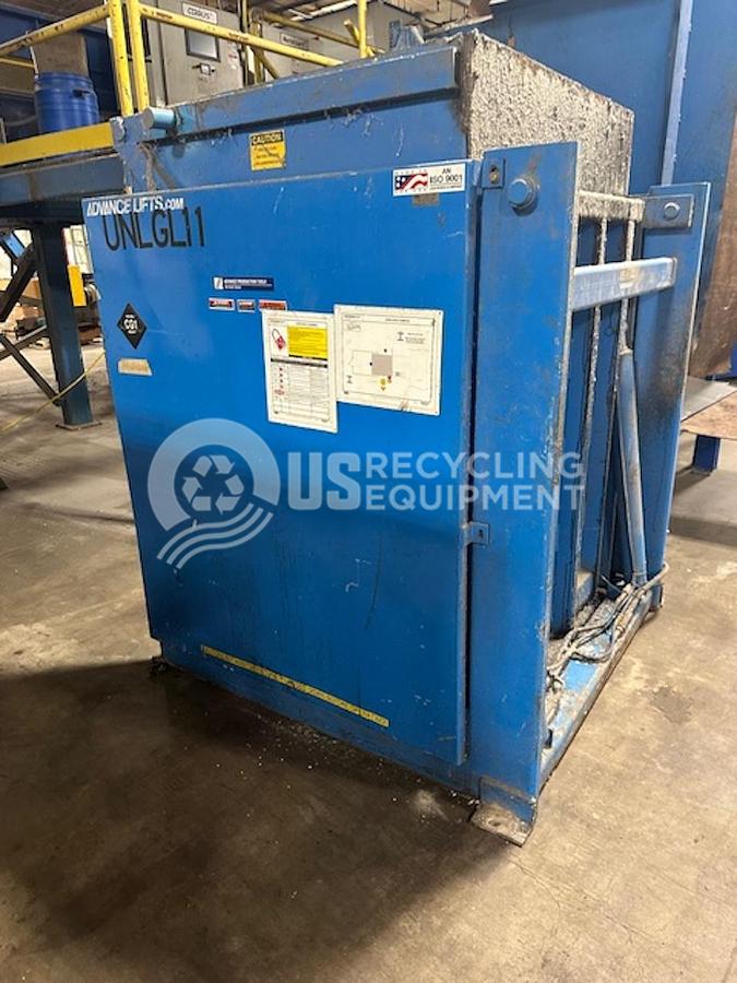 Used Advanced Lifts Two (2) 48" x 70" 4,000LB Gaylord Box Dumpers
