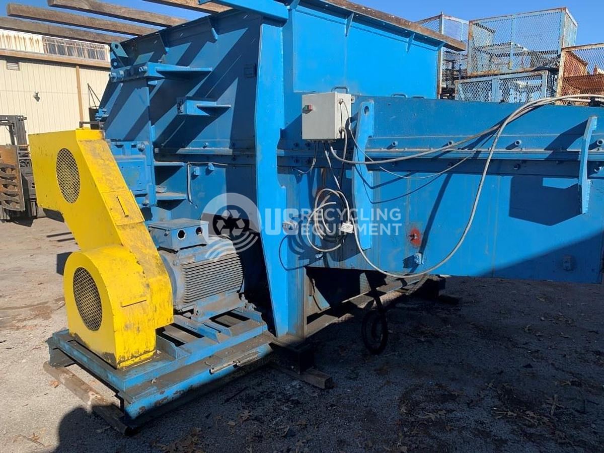 Used Vecoplan RG78-200 Single Shaft Shredder