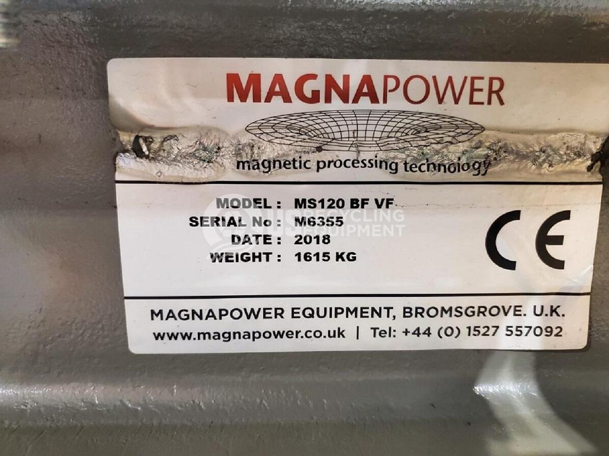 Used 2018 Magnapower Drum Magnet / 1200 HSIC Drum Separator