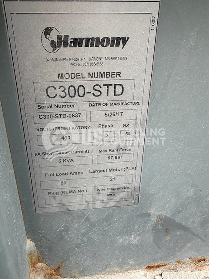 Used Harmony Three (3) 3Yard Stationary