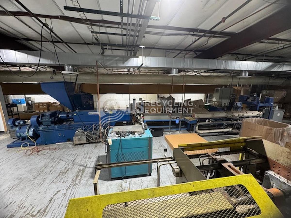 Used Davis Standard Complete Strand Pelletizing Line