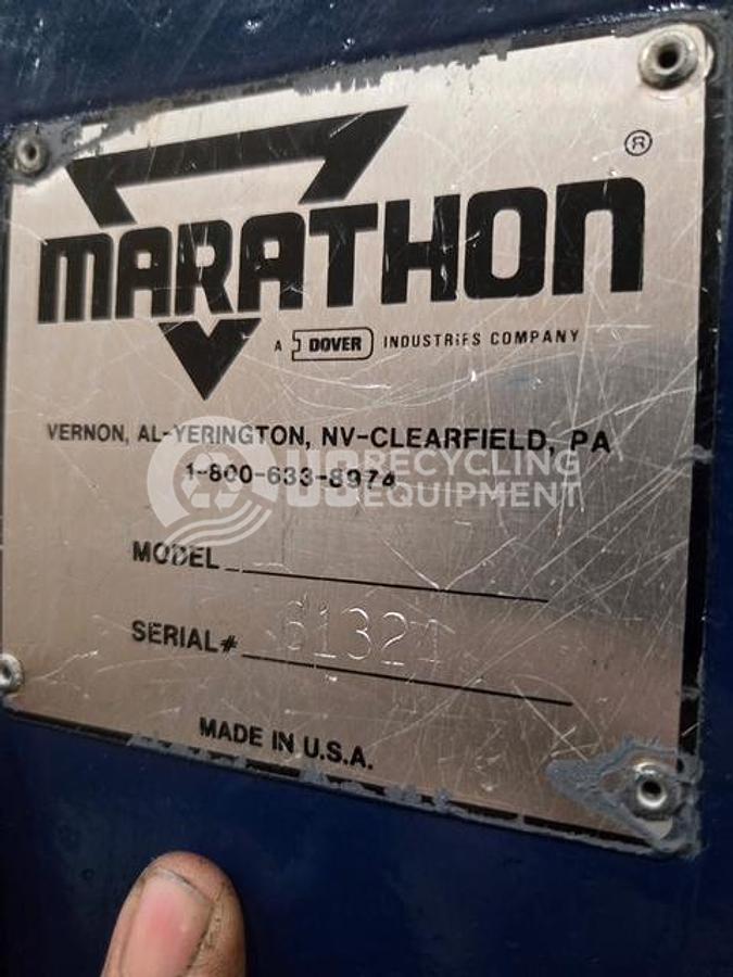 Used 1995 Marathon CE-503042-720 Closed Door Horizontal Baler