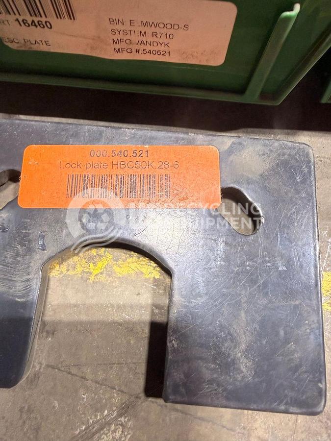 Used Bollegraaf Parts for HBC-80 Auto Tie Baler