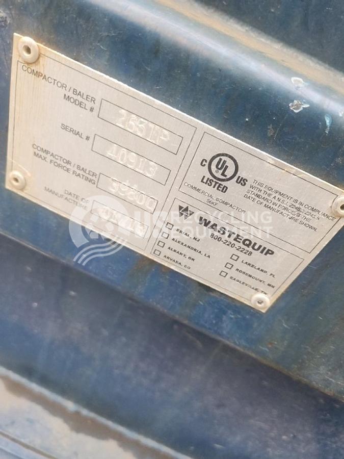 Used Wastequip Two (2) Self Contained