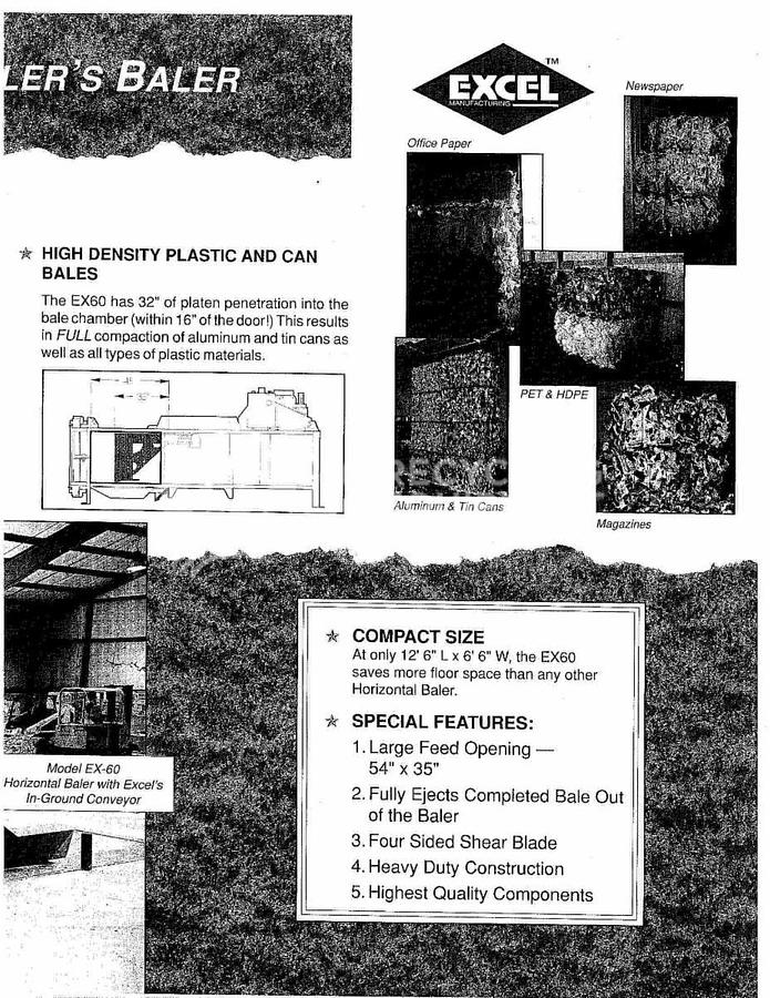 Used Excel EX-60 Closed Door