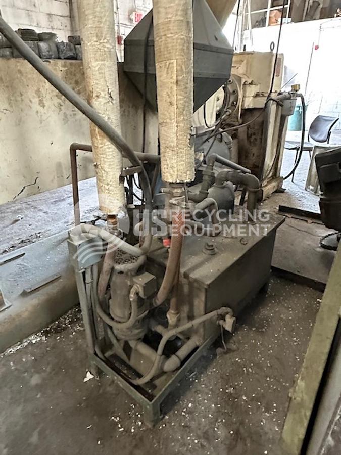 Used Welex 2008732 Single Screw Extruder with Pelletizer