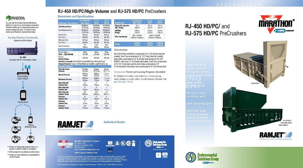 Used Marathon RJ 450PC-HD