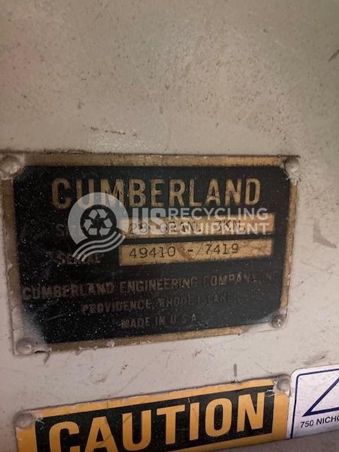 Used Cumberland 28B Granulator