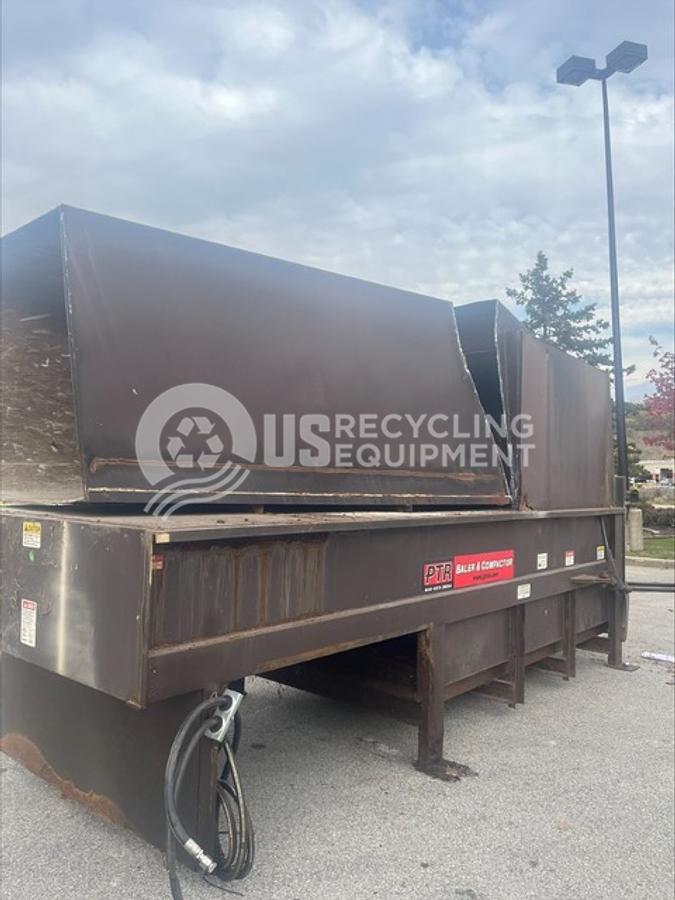 Used PTR Two (2) TP4000 Stationary Compactors