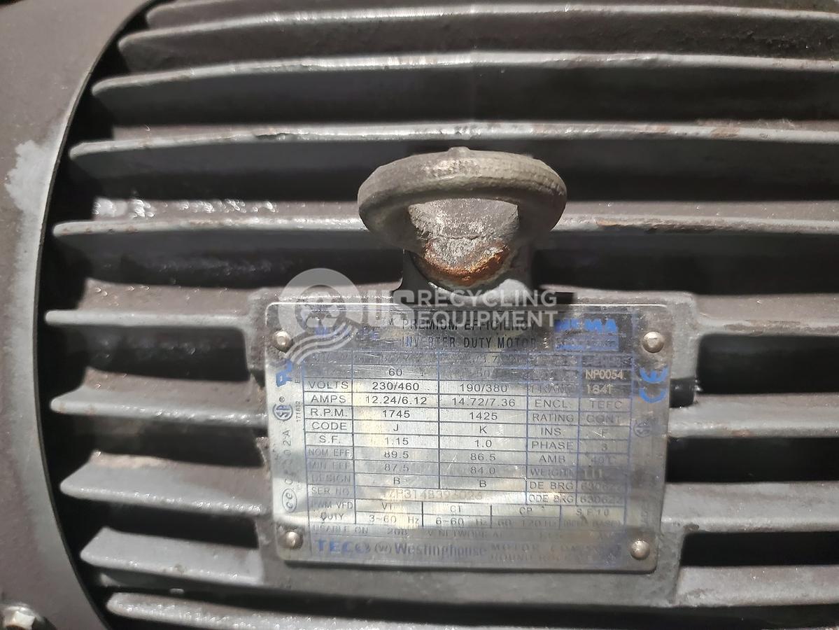 Used Unknown Manufacturer: Used Hopper with 3HP 10" Auger