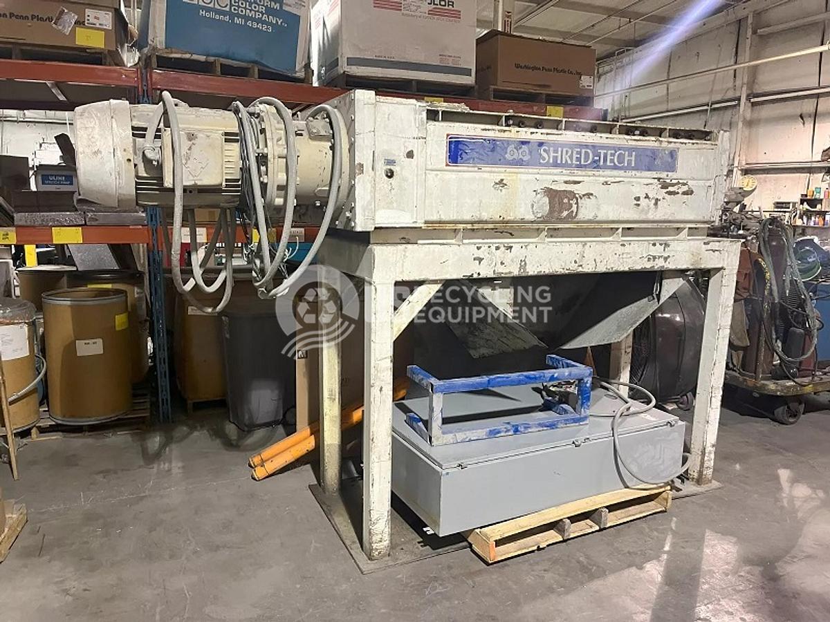 Used 2004 Shred Tech 75E Dual Shaft Shredder