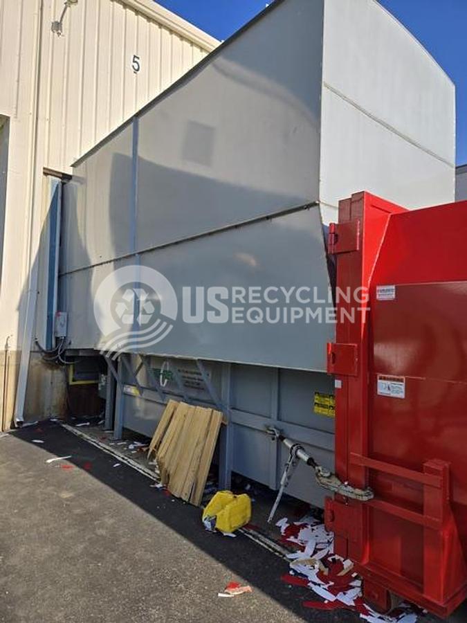 Used 2023 Bace EnduraVeyor C4 Stationary Compactor & 2BD-36-5248 Box Dumper