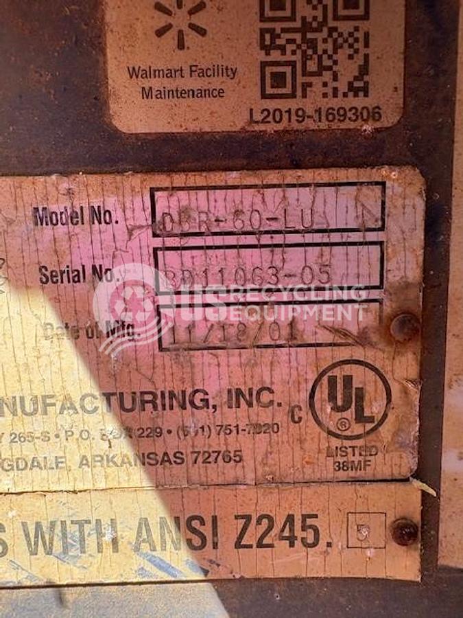 Used Harmony / JV Manufacturing Eight (8) 60" Vertical Balers