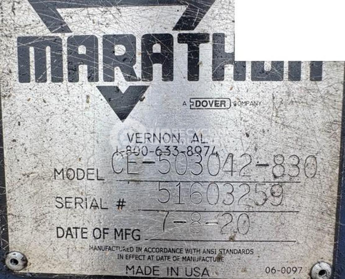 Used Marathon CE-503042-830 Closed Door Horizontal Baler