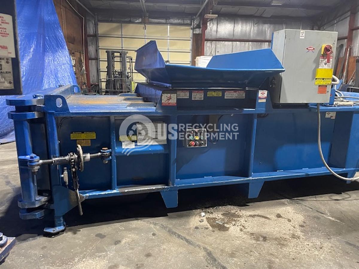 Used 2011 Excel EX-62 Full Penetration Baler with Excel Cart Dumper