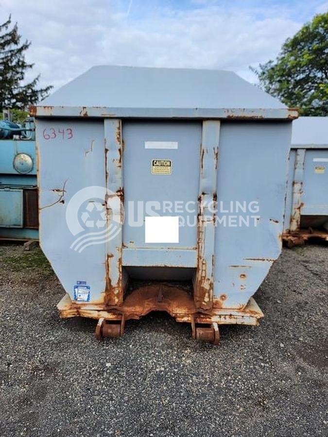 Used Two (2) Northeast Industrial 40 Yard Octagon Receiver Box