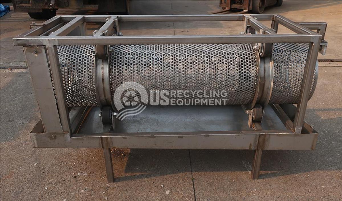 Used Unknown Manufacturer: Used 60" Stainless Trommel Screener