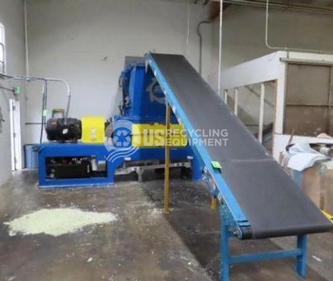 Used 2016 SSI SR400E Uni-Shear Single Shaft Shredder