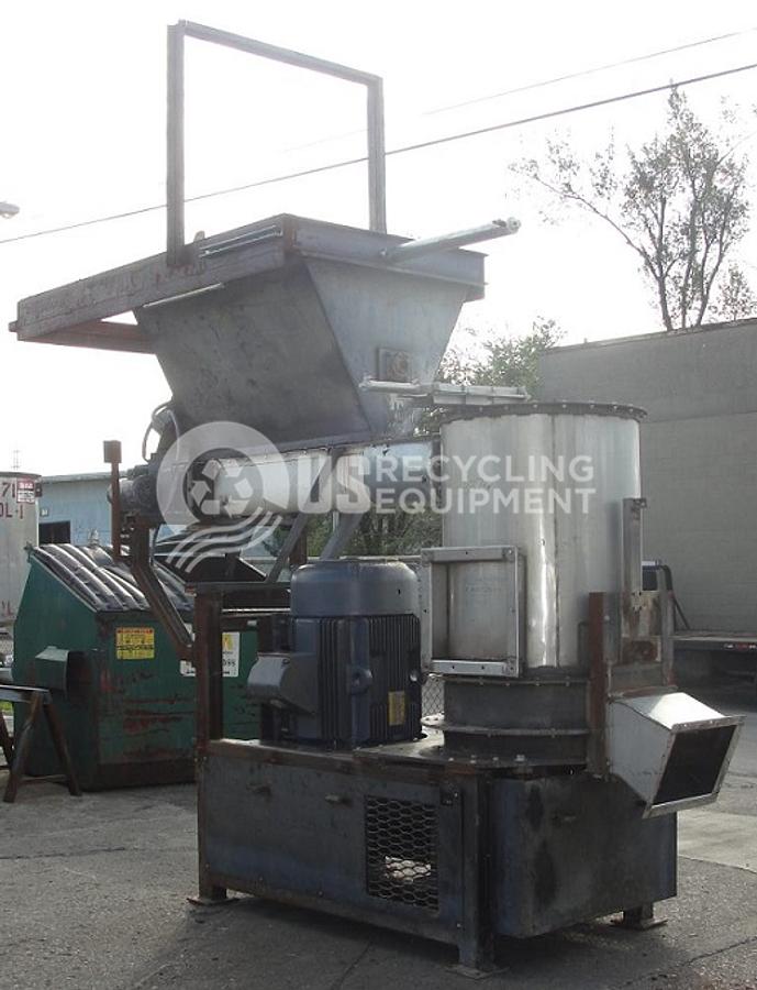 Used Agglomerator 200 HP SS Densifier with Conveyor