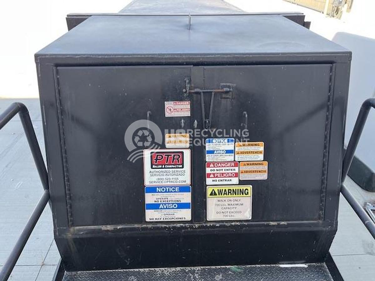 Used 2020 PTR TP4000HD Stationary Compactor with 40Yd Reciever Box
