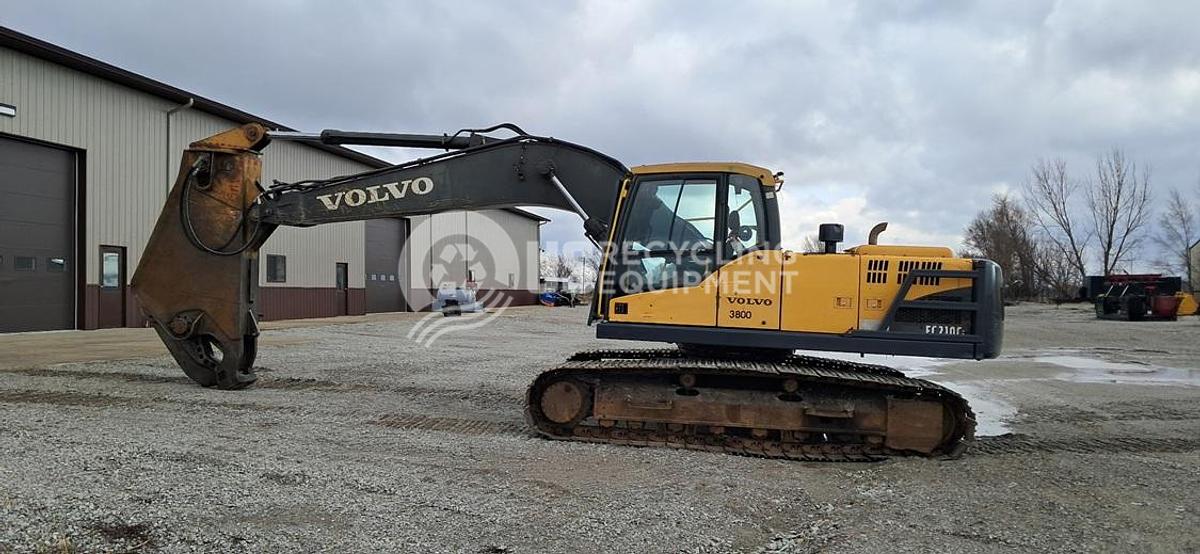 Used 2010 Volvo EC210CL Excavator with Genesis GXP400 Shear