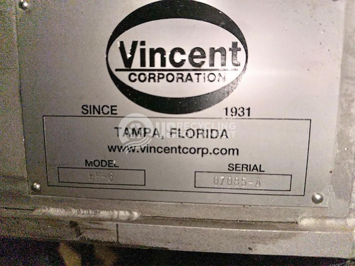 Used Vincent Corp FF-6 Dewatering Press