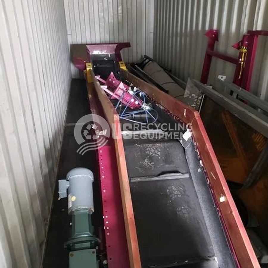 Used 2010 Vecoplan RG 42/60XL Shredder with Incline Conveyor