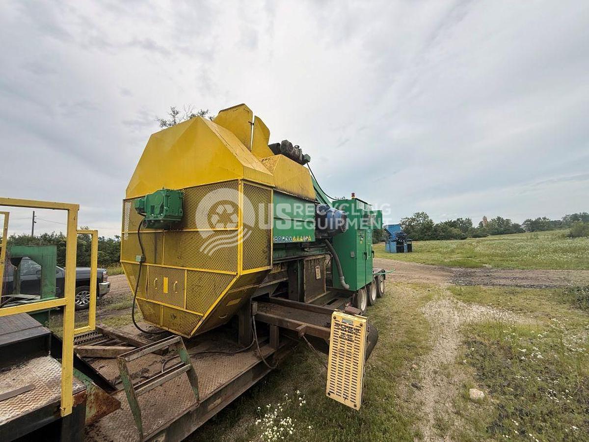 Used CM Two DS-250 Dual Shaft Chip Shredder
