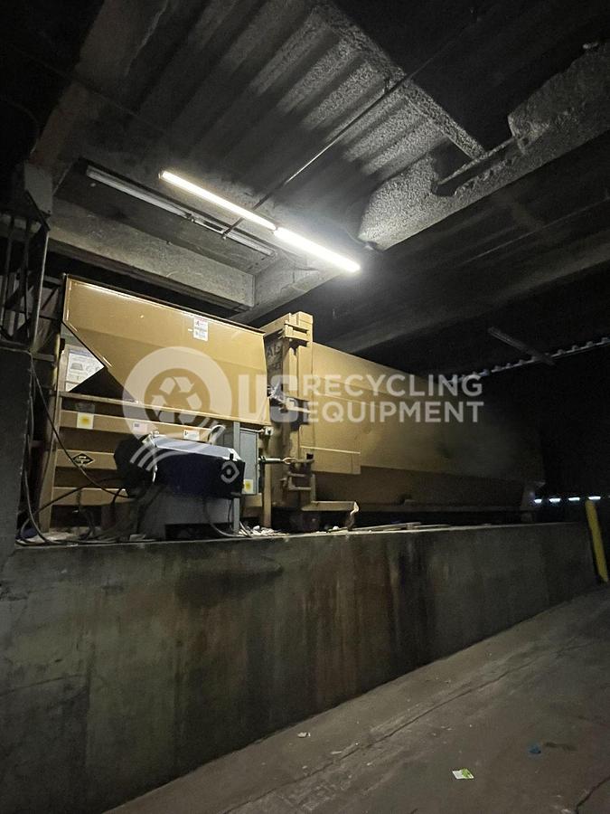 Used Marathon TC-225T Stationary Compactor with 40 Yard Receiver