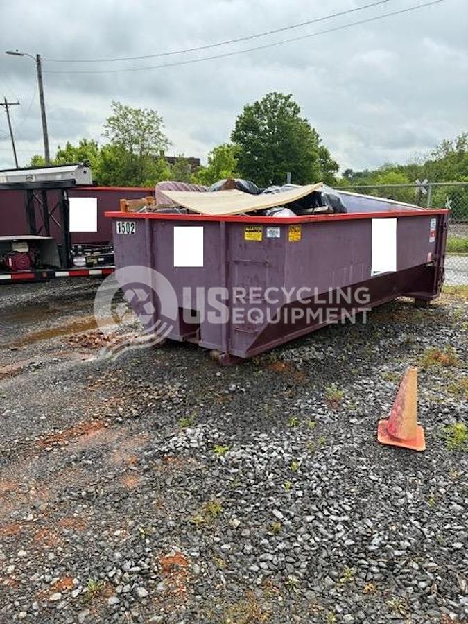 Used Nedland 16K Hydraulic Roll Off Trailer & 6 Dumpsters