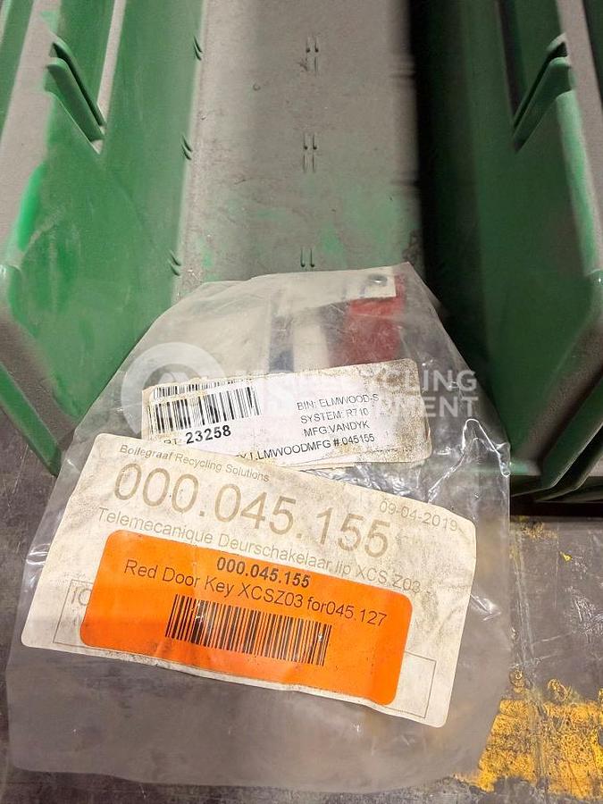 Used Bollegraaf Parts for HBC-80 Auto Tie Baler