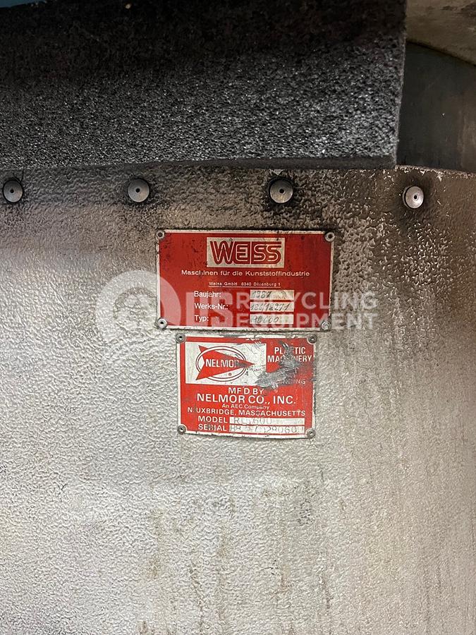 Used Weiss Two (2) RL750 Plastic Densifier Systems
