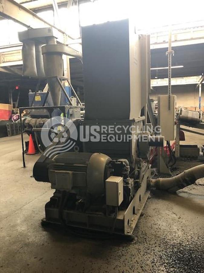Used Zerma Complete Plastics Shredding System