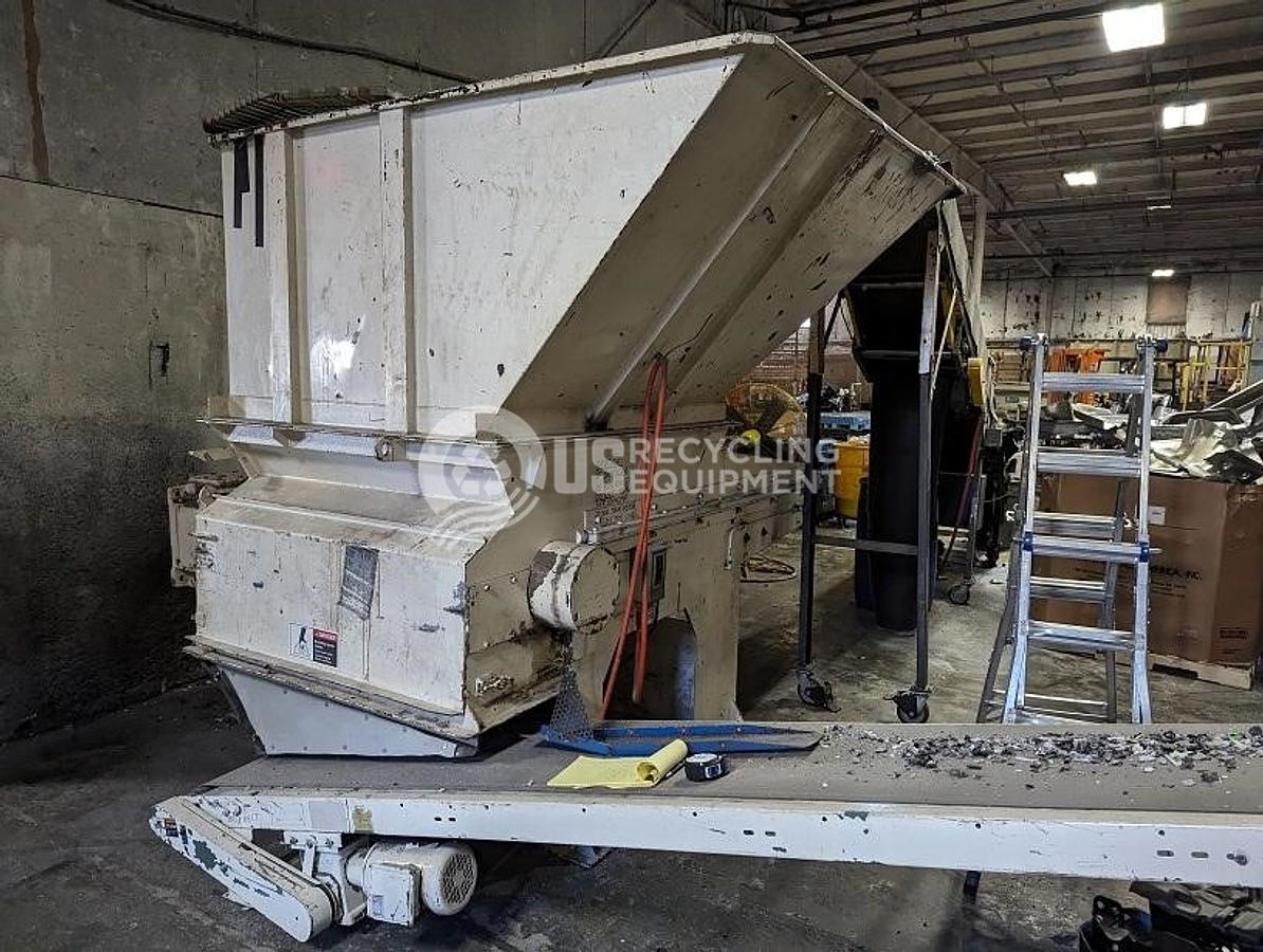 Used Vecoplan RG 52/60 Single Shaft Shredder System