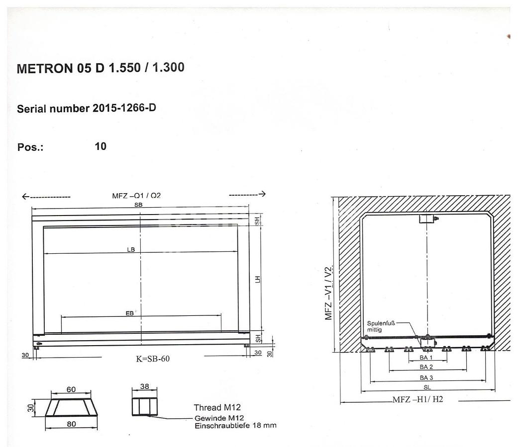 Used 2015 Mesutronic Metal Detector System