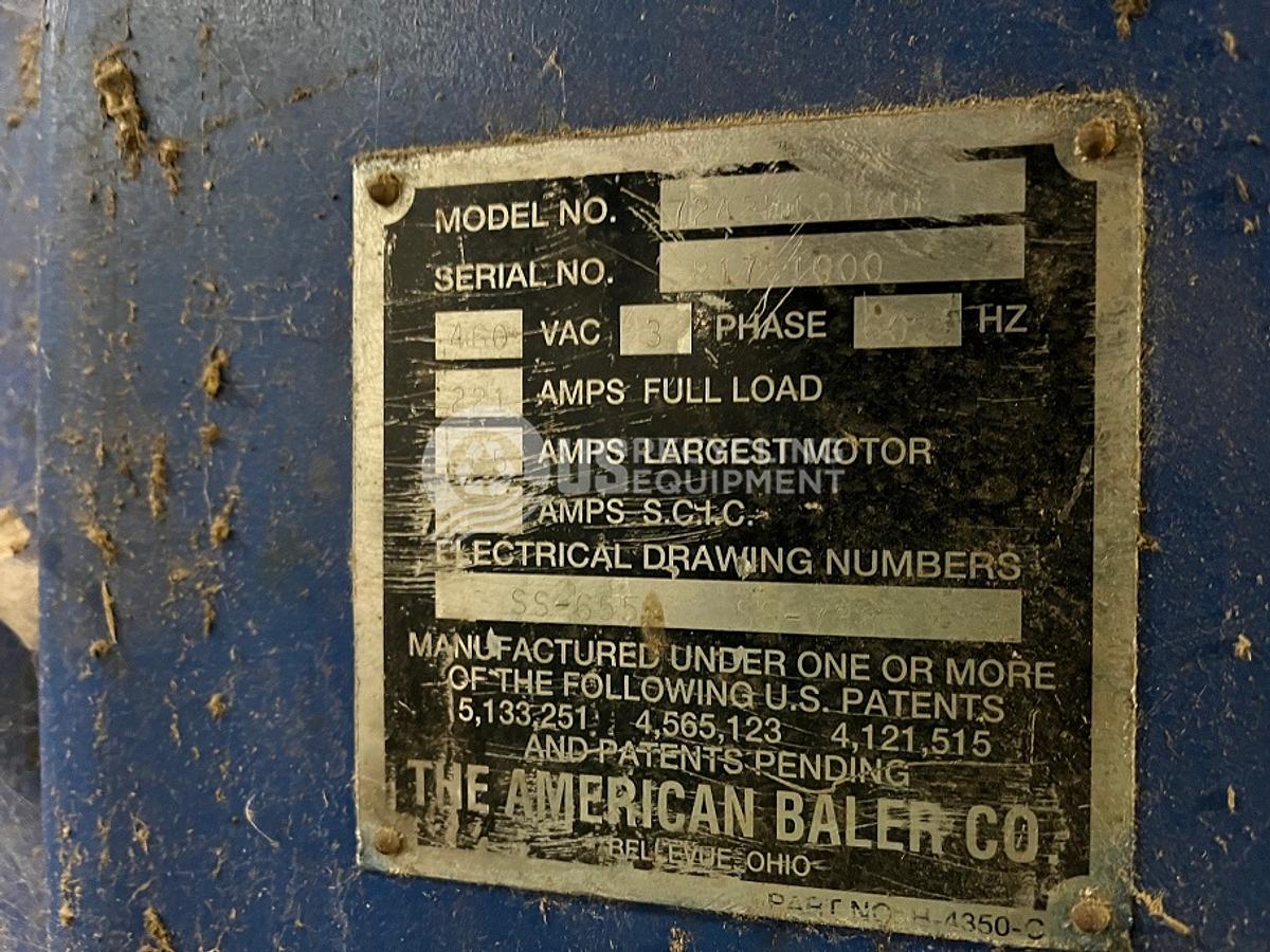 Refurbished American 7243-10100F Auto Tie Baler