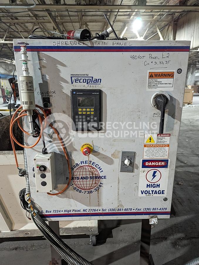 Used Vecoplan RG-32 Single Shaft