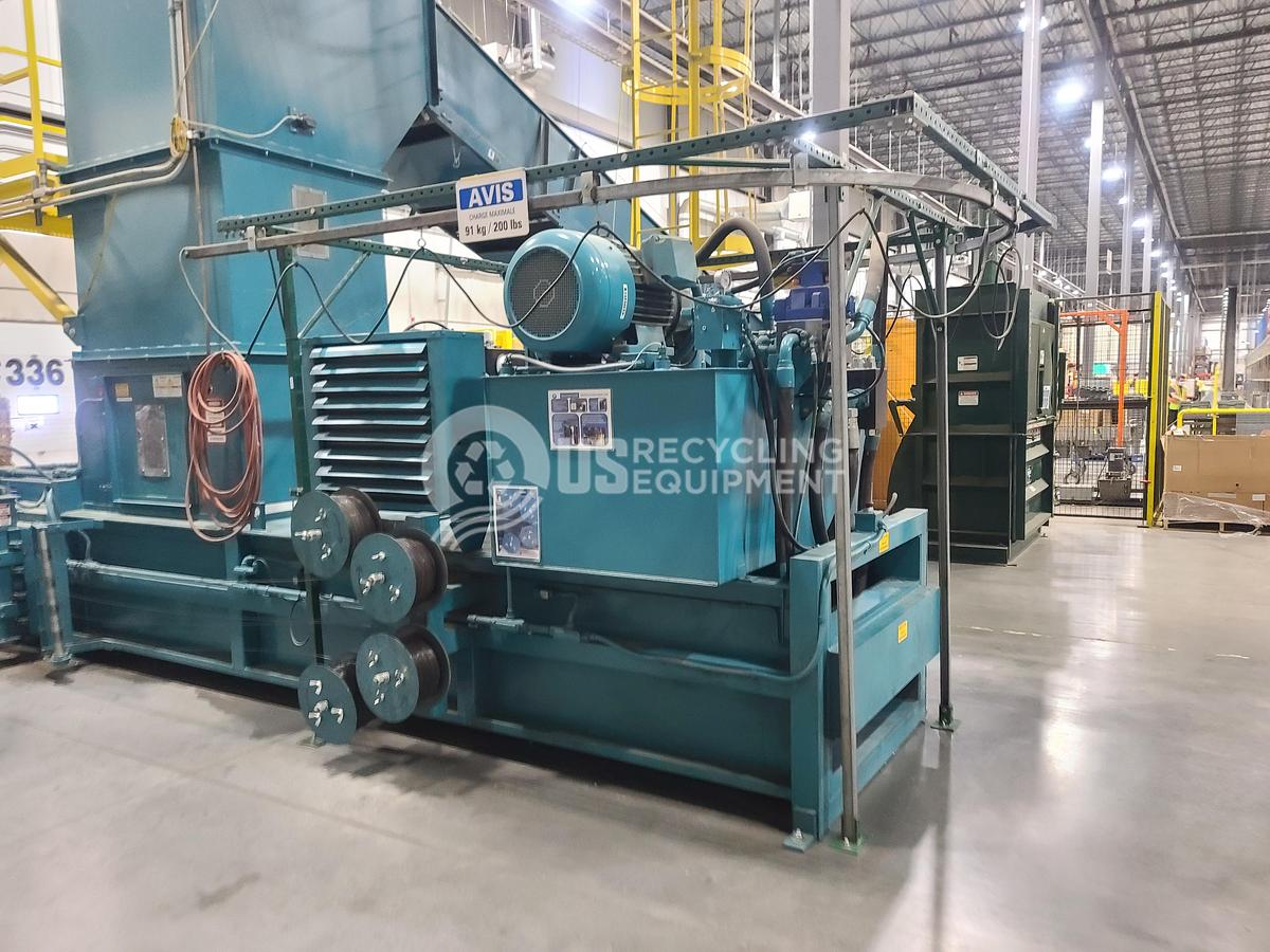 Used 2008 Maren SWSS-A8-AT-60R Wide Mouth Auto-Tie Shear Horizontal Baler