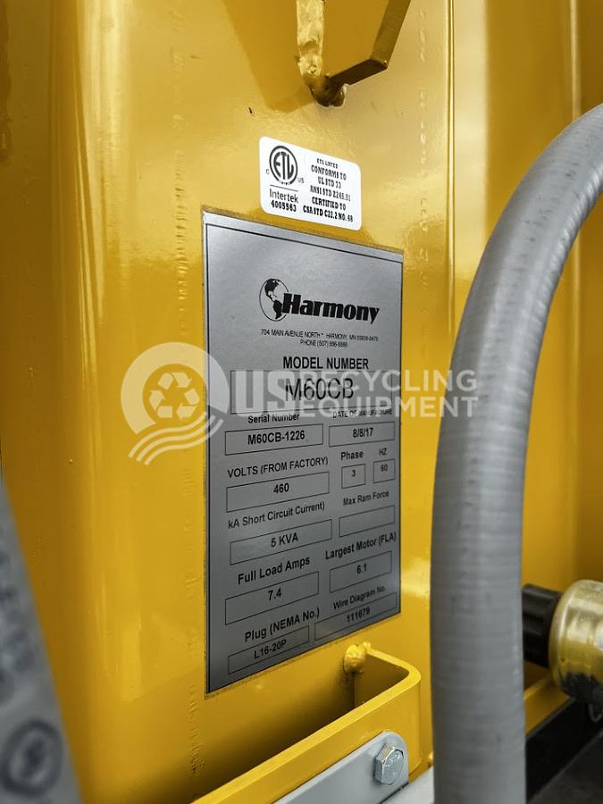 Used 2017 Harmony Eight (8) M60-CB Verticals