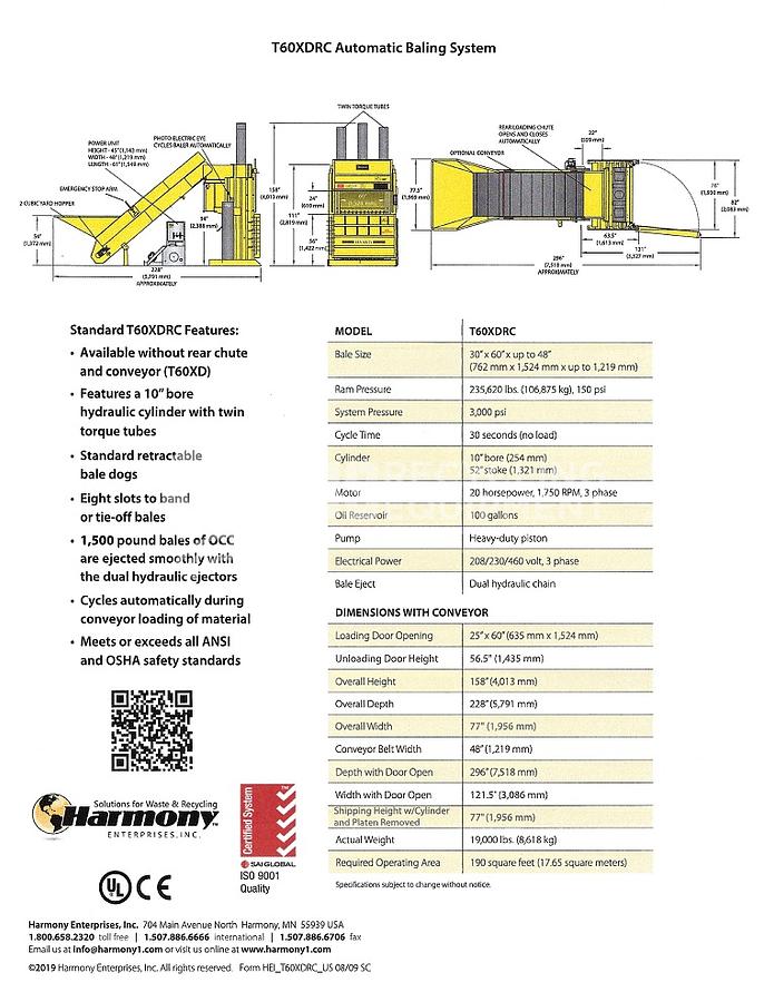 Used Harmony 1060 10" Cylinder