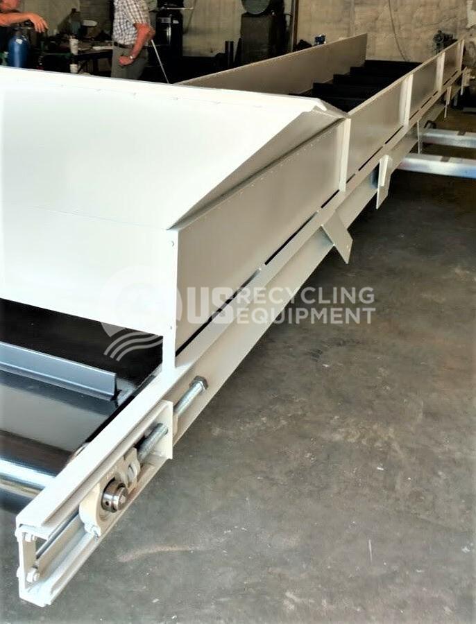 Used Unknown Manufacturer: Used 36" x 20' Cleated Incline