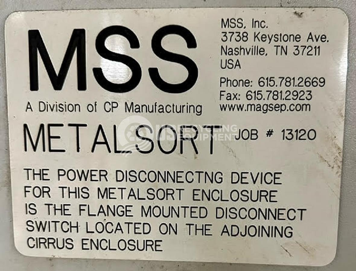 Used Hustler Bale Breaker/Sort Line