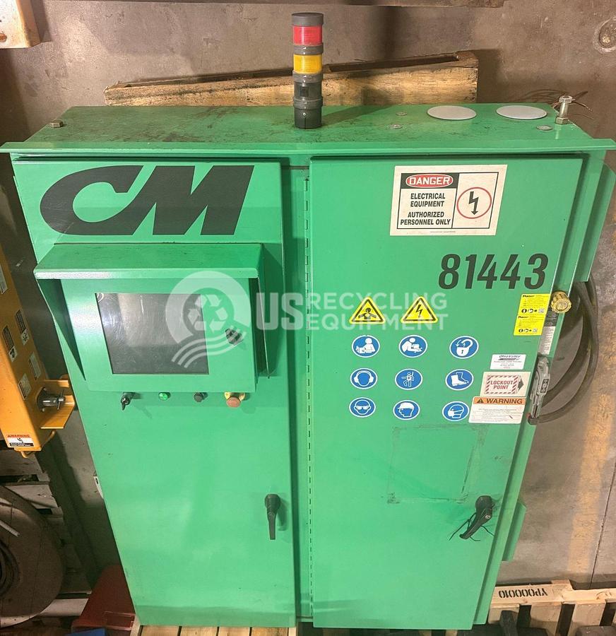 Used CM Two DS-250 Dual Shaft Chip Shredder